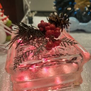 Lighted Glassblock Decor